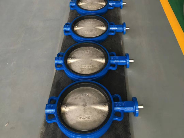 對夾蝶(die)閥，無銷